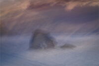 The Rock in a Storm