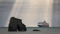 Queen Victoria takes Shelter