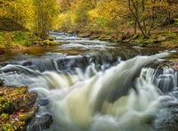 Watersmeet Autumn Cascade