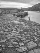 A Misty And Damp Day At Clovelly Breakwater