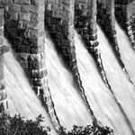 Burrator Dam after winter rains