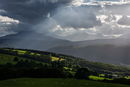 Crepuscular rays Snowdonia