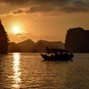 Sunset, Halong Bay