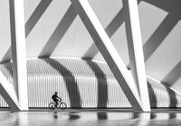 Cyclist in Valencia