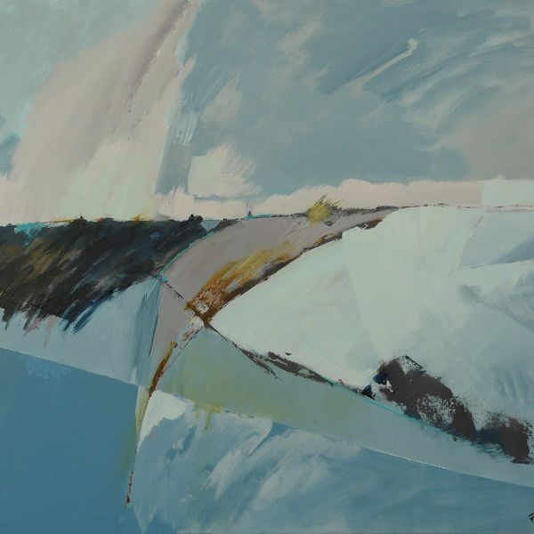 Fade to blue. 61x51cm.