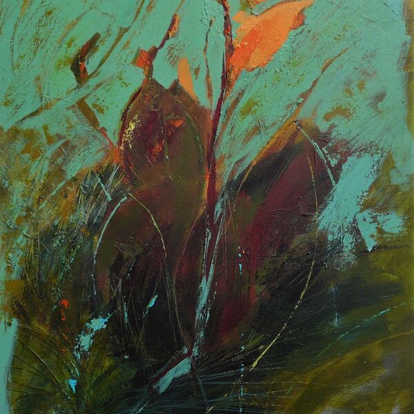 Canna. Acrylic on canvas 50x60cm