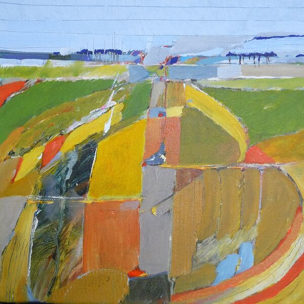 Fields near York#2 30x30cm SOLD