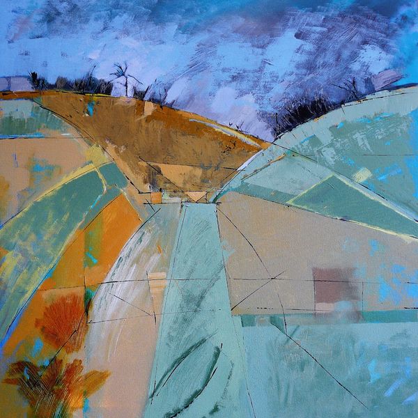 A walk in Thixendale. 70x70cm SOLD