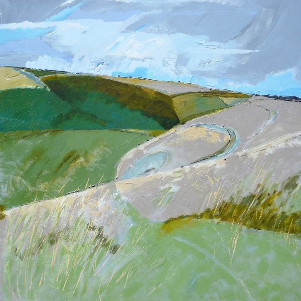 Near Huggate. 70x70cm