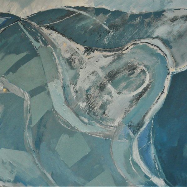 We have rippled the earth. 60x50cm