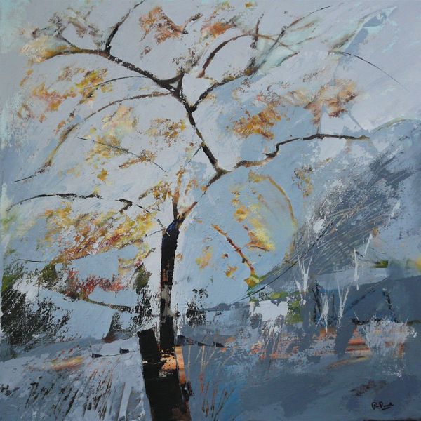 A trace in time. 50x50cm