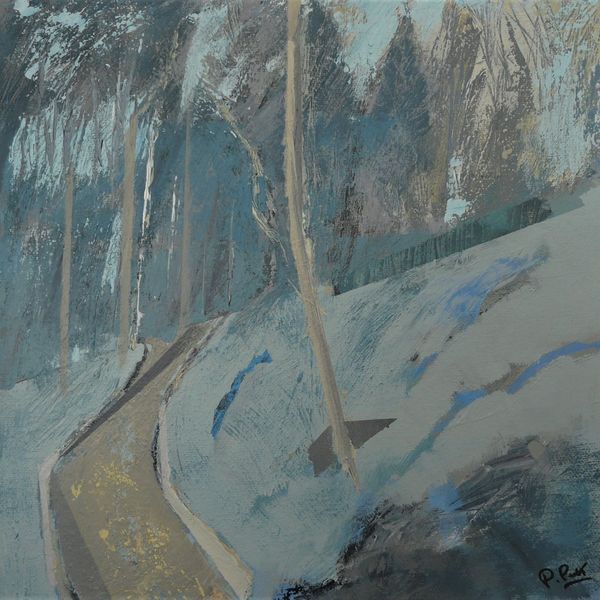 Path in Millington woods 30x30cm. SOLD
