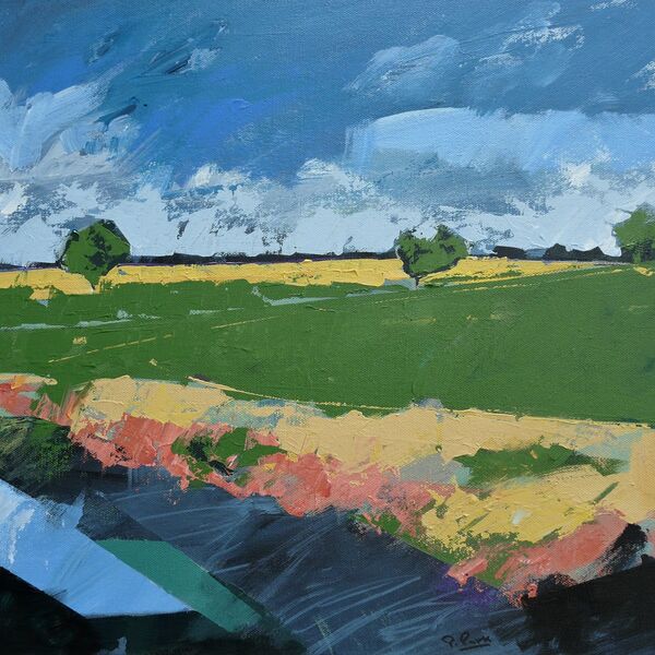 Spring field. 45x40cm SOLD