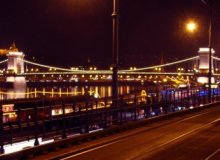 Elizabeth Bridge by night, Budapest