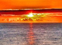 Sunset from the deck
