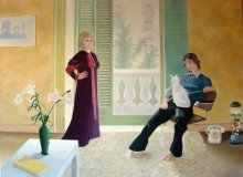 Mr & Mrs Clark and Percy - David Hockney