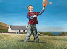 Jamie at Mwnt - NOT FOR SALE