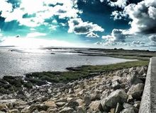 Wales Coastal Path at Peterstone Lake