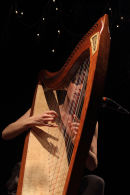 Jharda, plucking at the harp strings