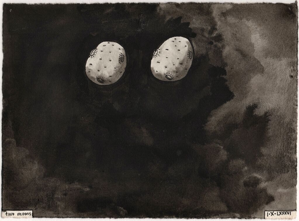 Number 14 - Two Moons 1986. £250