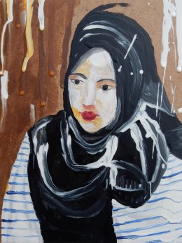 Girl in a Striped Shirt 2016