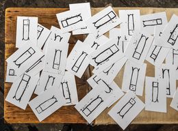 Ironing Board With 88 Drawings of an Ironing Board 2019 (detail)