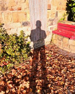 Self Portrait on Bamboo Screen 2019
