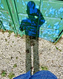 Self Portrait with Container and Shirt 2018