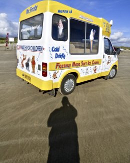 Self Portrait with Mr Frosty and Mister Softee 2018