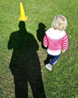 Self Portrait with Yellow Cone and Friend 2018