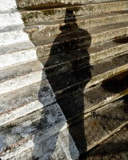 Self Portrait on Scarborough Sea Steps 2018