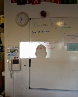 Self Portrait on Whiteboard at 10:34 2018