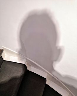 Self Portrait on Stairs at Hauser & Wirth 2019