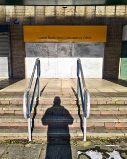 Self Portrait Outside the Former Lib Dem Constituency Office 2019