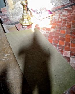 Self Portrait at Stow Minster, Near the Chancel 2019