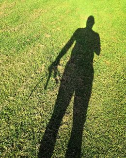 Self Portrait as if I am Edward Scissorhands Whilst Gathering Firewood 2019