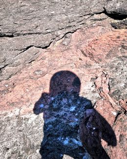 Self Portrait as if Whilst on Bardsey Island I was Actually a Spaceman on Mars 2019