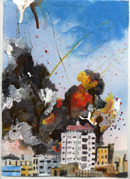 Explosion – White Tower Block (Syria) 2015