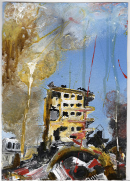 Bombed Tower Block (Syria) 2015