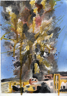 Explosion – Antique Pine (Syria) 2015