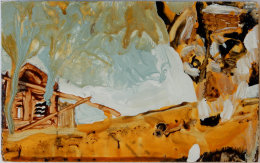 Wolf in Front of a House 2016