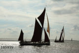 Thames sailing barges Decima and Repertor