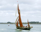Thames sailing barge Edme in the Colne match.