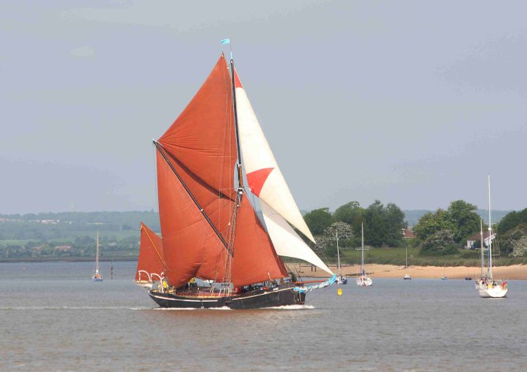 Thames sailing barge Adieu