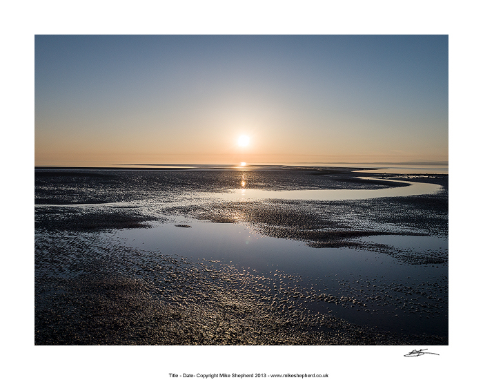 CPP53 - Sunset over Morecambe Bay