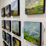 Paintings being offered as part of the Artists Support Pledge - love those dark sides!