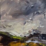 Oil on birchwood panel SOLD