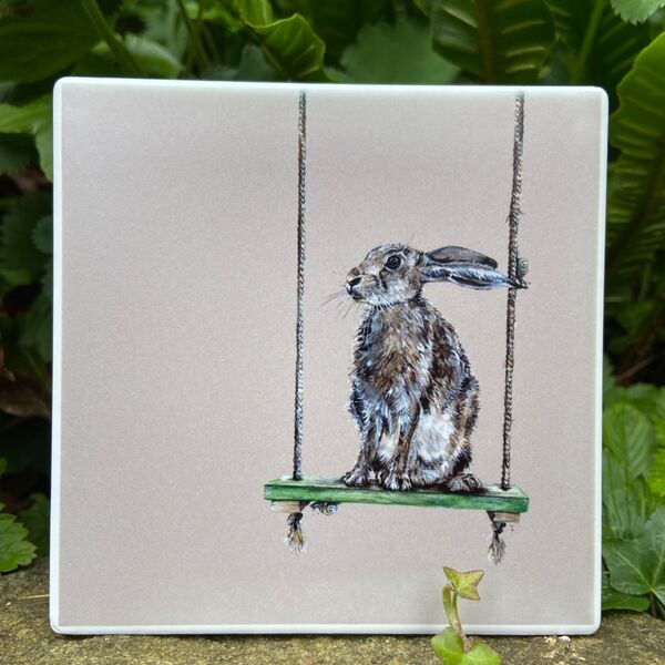 Constance on Pebble, Ceramic Coaster