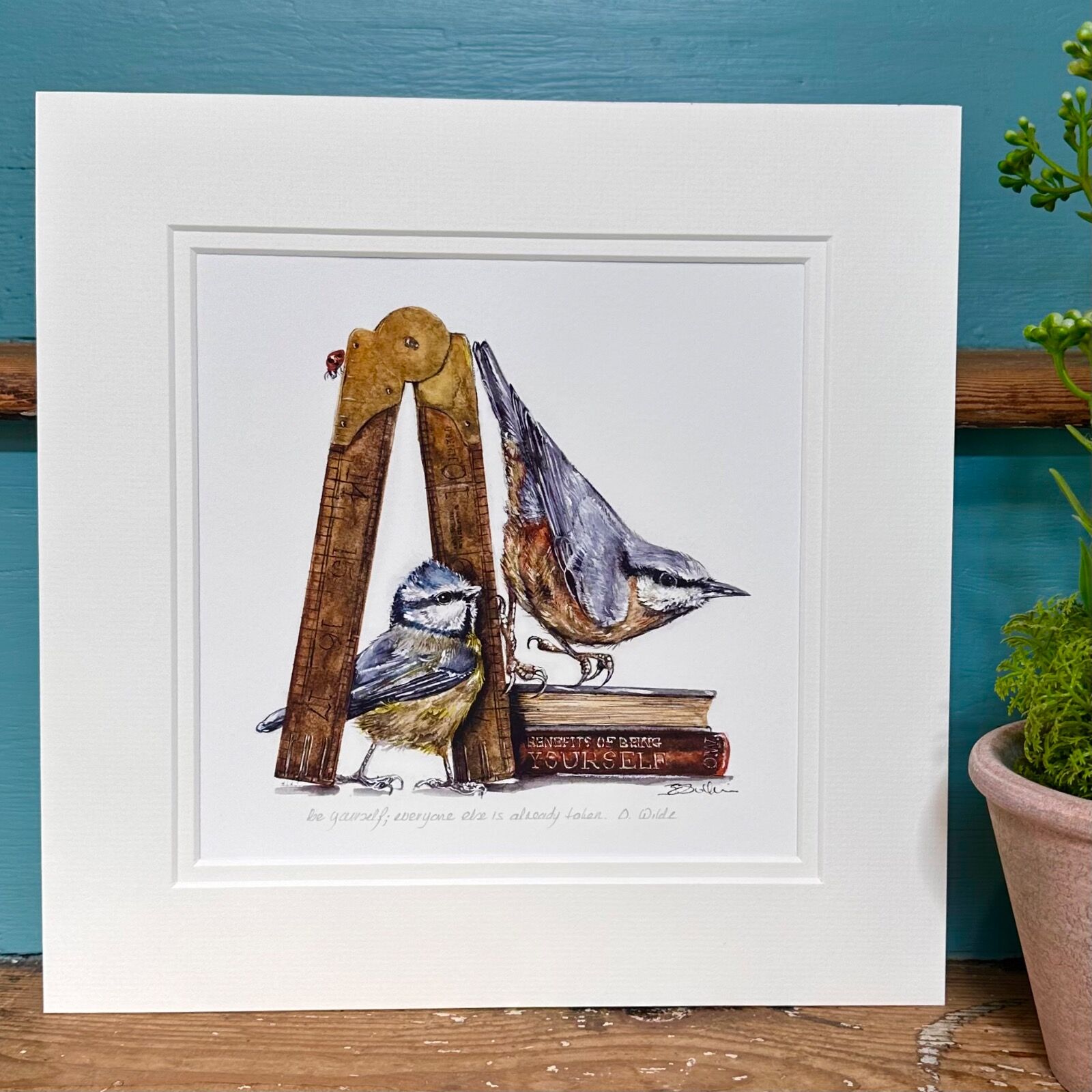 Rule II: Be Yourself - Double Mounted Print