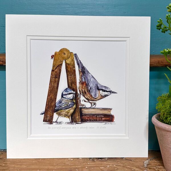 Rule II: Be Yourself - Double Mounted Print